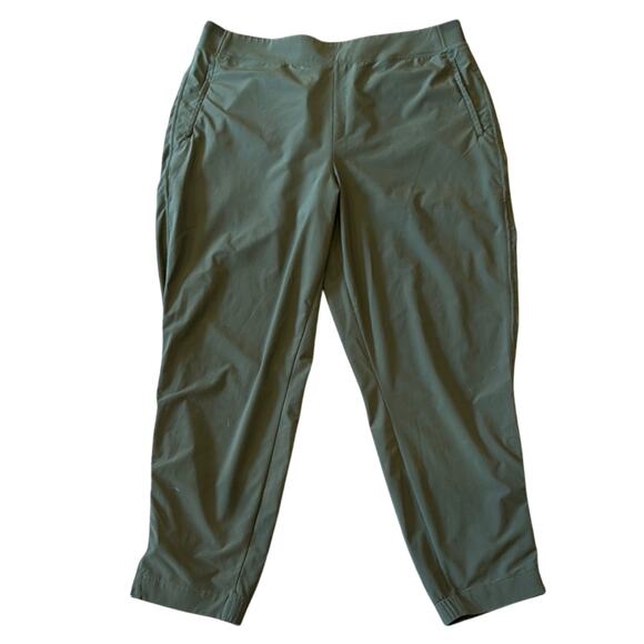Athleta Women's Green Brooklyn Heights High Rise Jogger Aspen Olive Size 16 - Picture 3 of 10